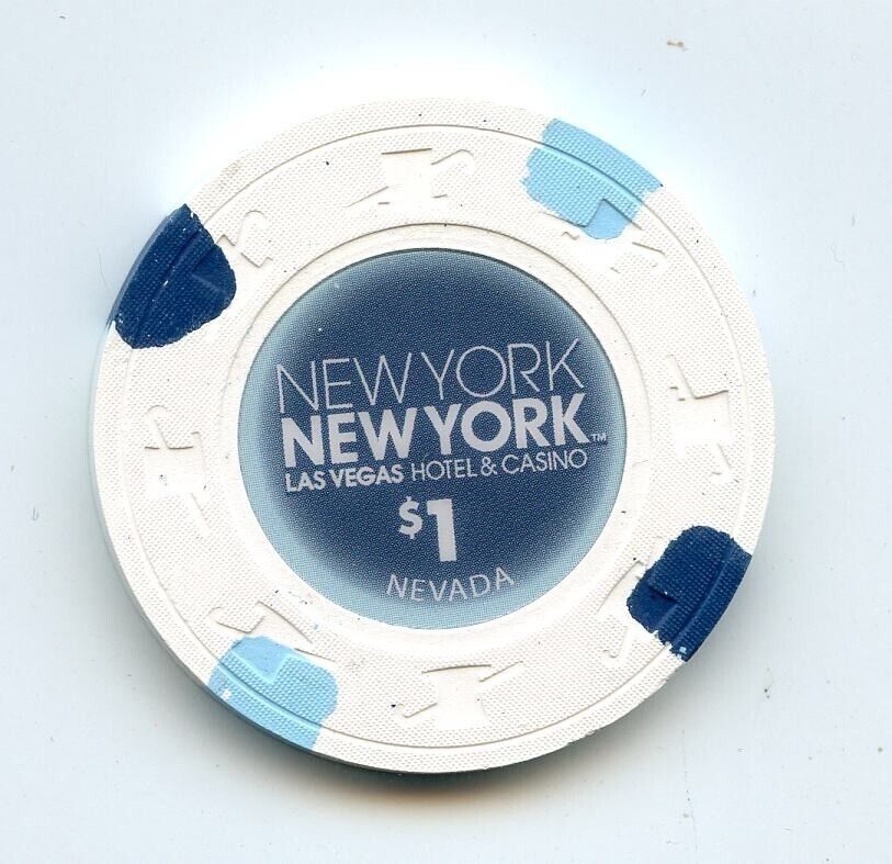 1.00 Chip from the New York New York Las Vegas Nevada Bold Letters