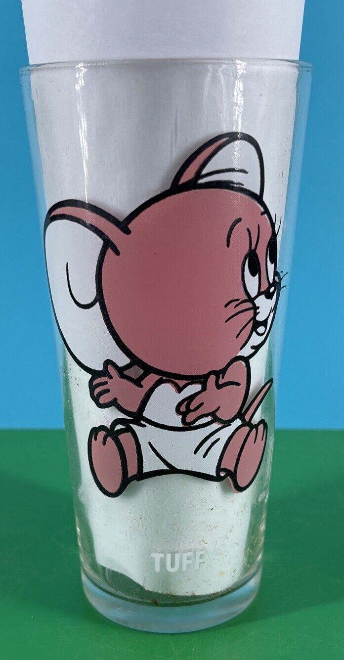 VINTAGE 1975 LOONEY TUNES PEPSI GLASS  - TUFFY THE MOUSE MGM COLLECTOR SERIES