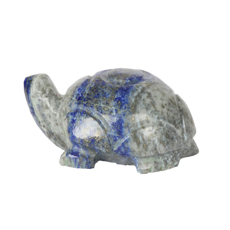 239.6 Ct Lapis Lazuli Stone Turtle Figurine Statue Gift & Home Décor Collection