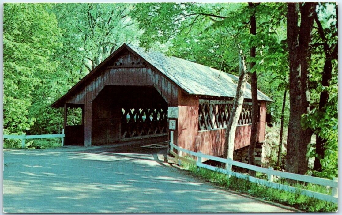 Postcard - The Creamery Bridge - Brattleboro, Vermont
