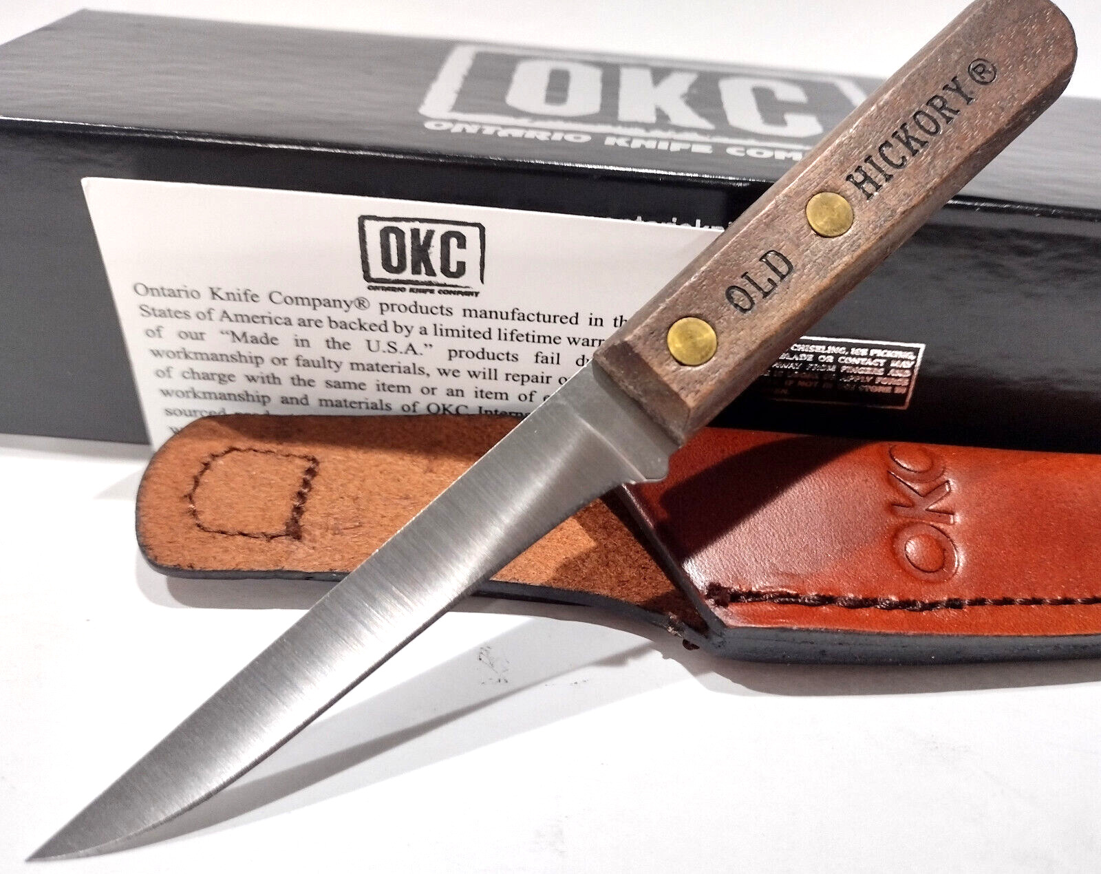Ontario Knife Company Old Hickory Hardwood OH7028 Fish Fillet Kitchen Knife OKC
