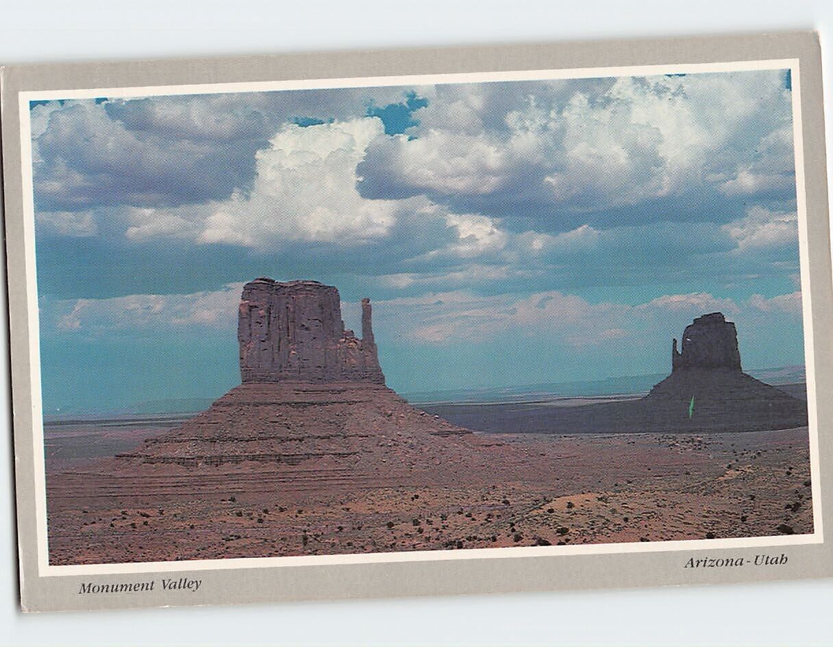 Postcard Left And Right Mitten, Monument Valley
