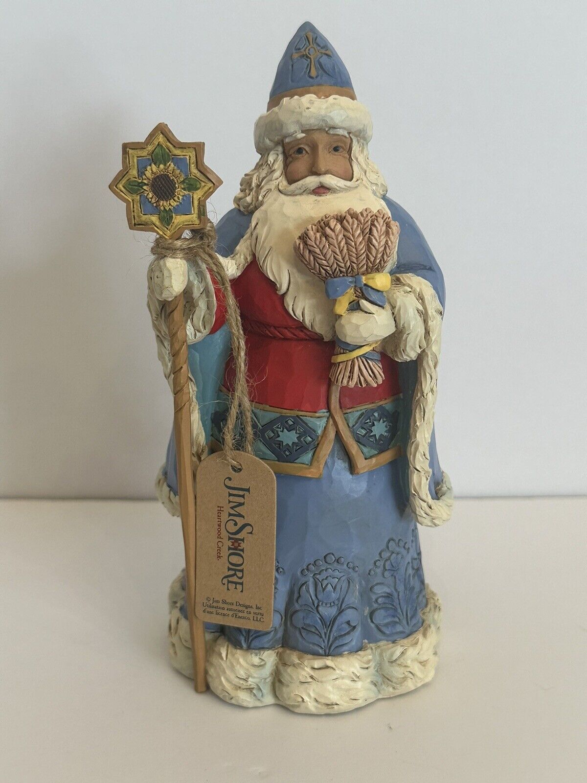 Jim Shore Ukrainian Christmas Wishes Ukrainian Santa 6004236 Santa's Around Worl