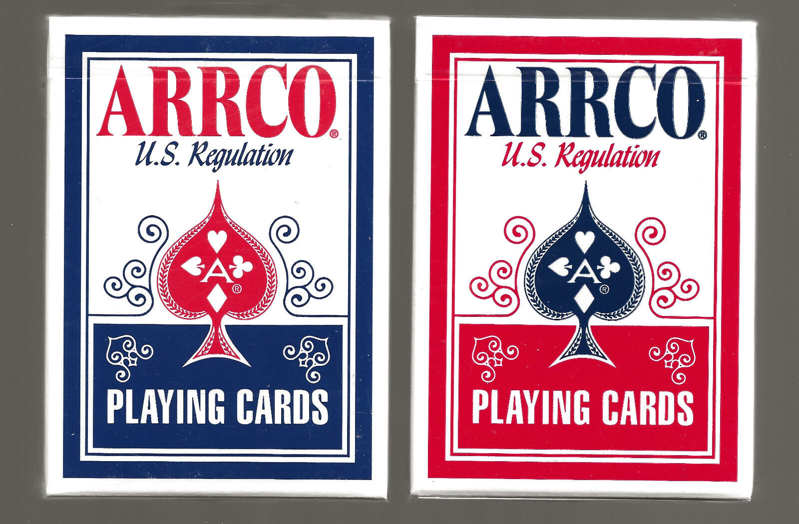 Arrco | Ohio-Made | Blue Seal US Regulation Set (Blue & Red) | 2 Deck Set