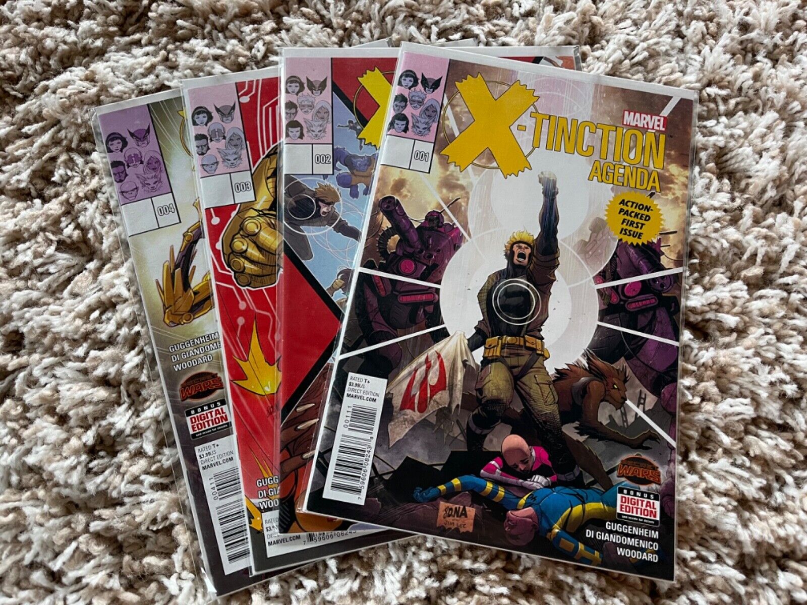 X-TINCTION AGENDA #1-4 2015 Marvel Comics Complete Set X-Men
