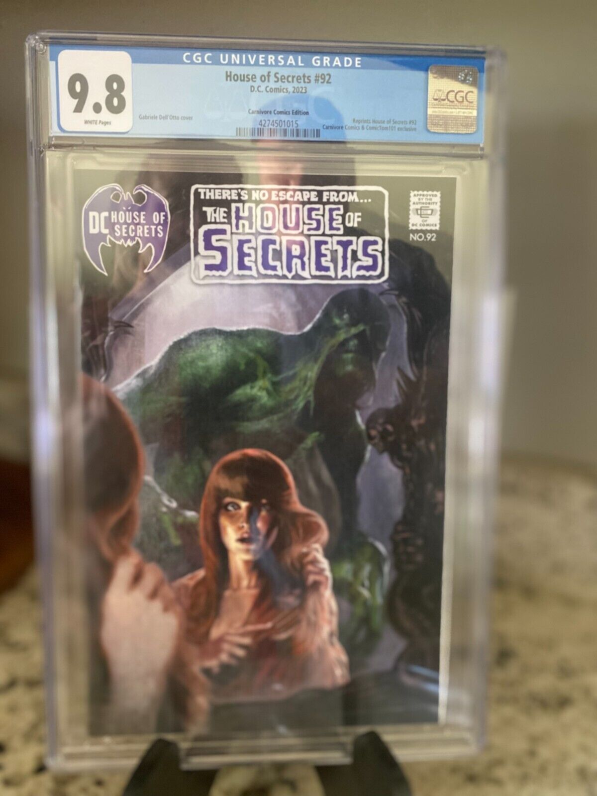 House of Secrets #92 2023 Dell Otto FOIL Variant Set w/ COA SWAMP THING