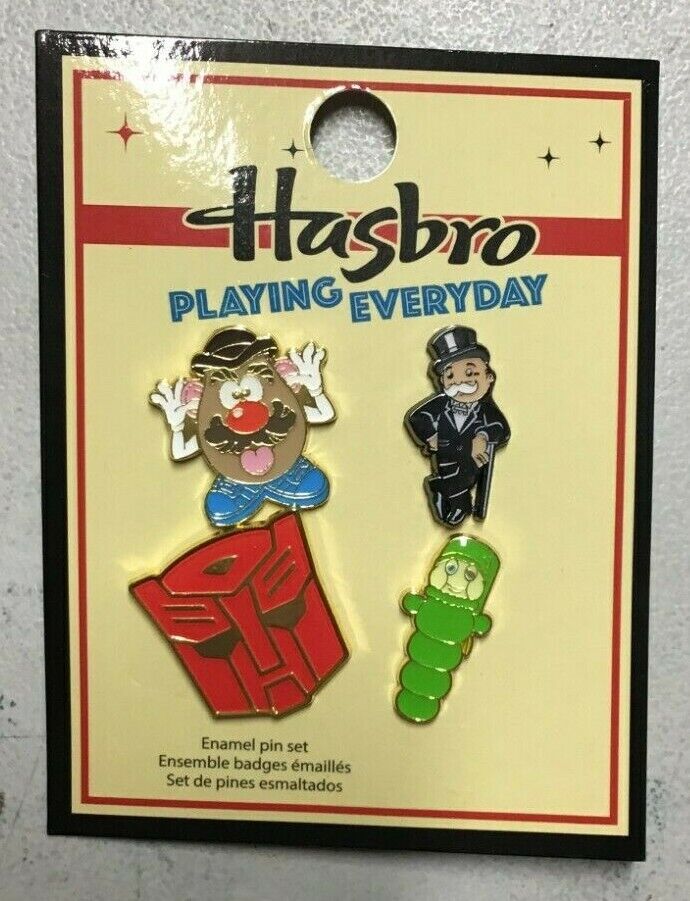 Funko Hasbro Playing Everyday Enamel Pin Set - NEW