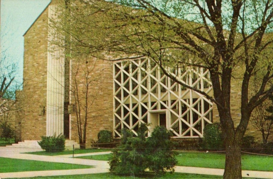 Sharp Memorial Chapel University of Tulsa Oklahoma OK c1960s Vintage Postcard