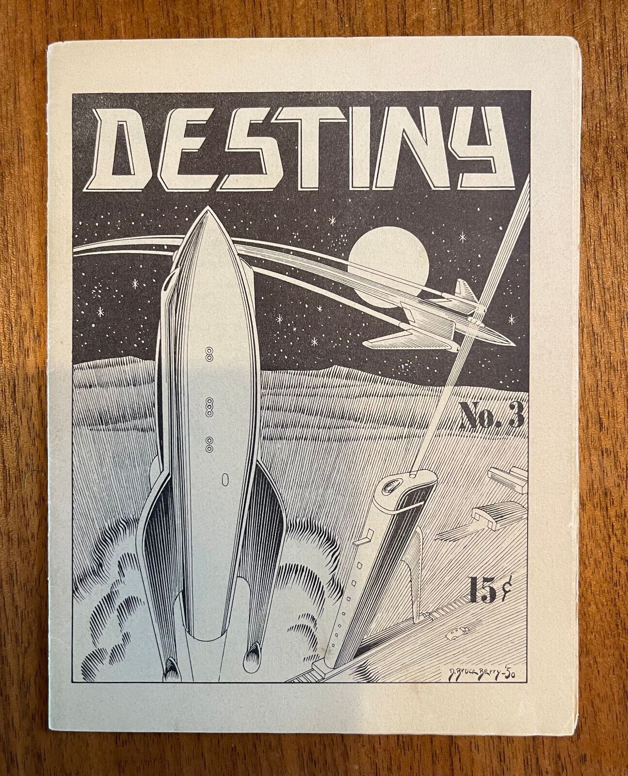 DESTINY Vol 1, #3 Vintage 1950 Portland Science Fiction Fanzine RARE