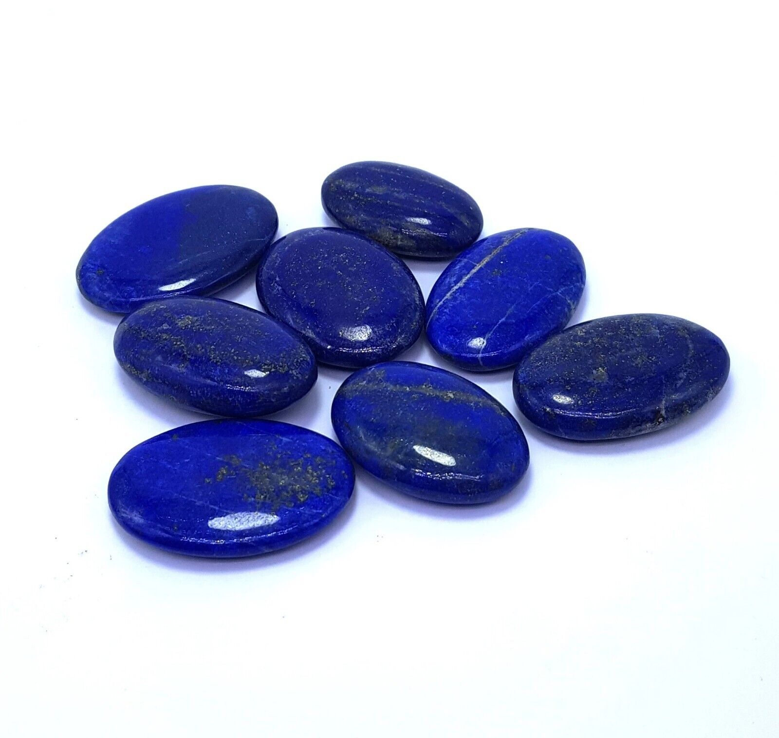 8pcs Amazing Quality Blue Color Mini Small Lapis Lazuli Massages,Palms