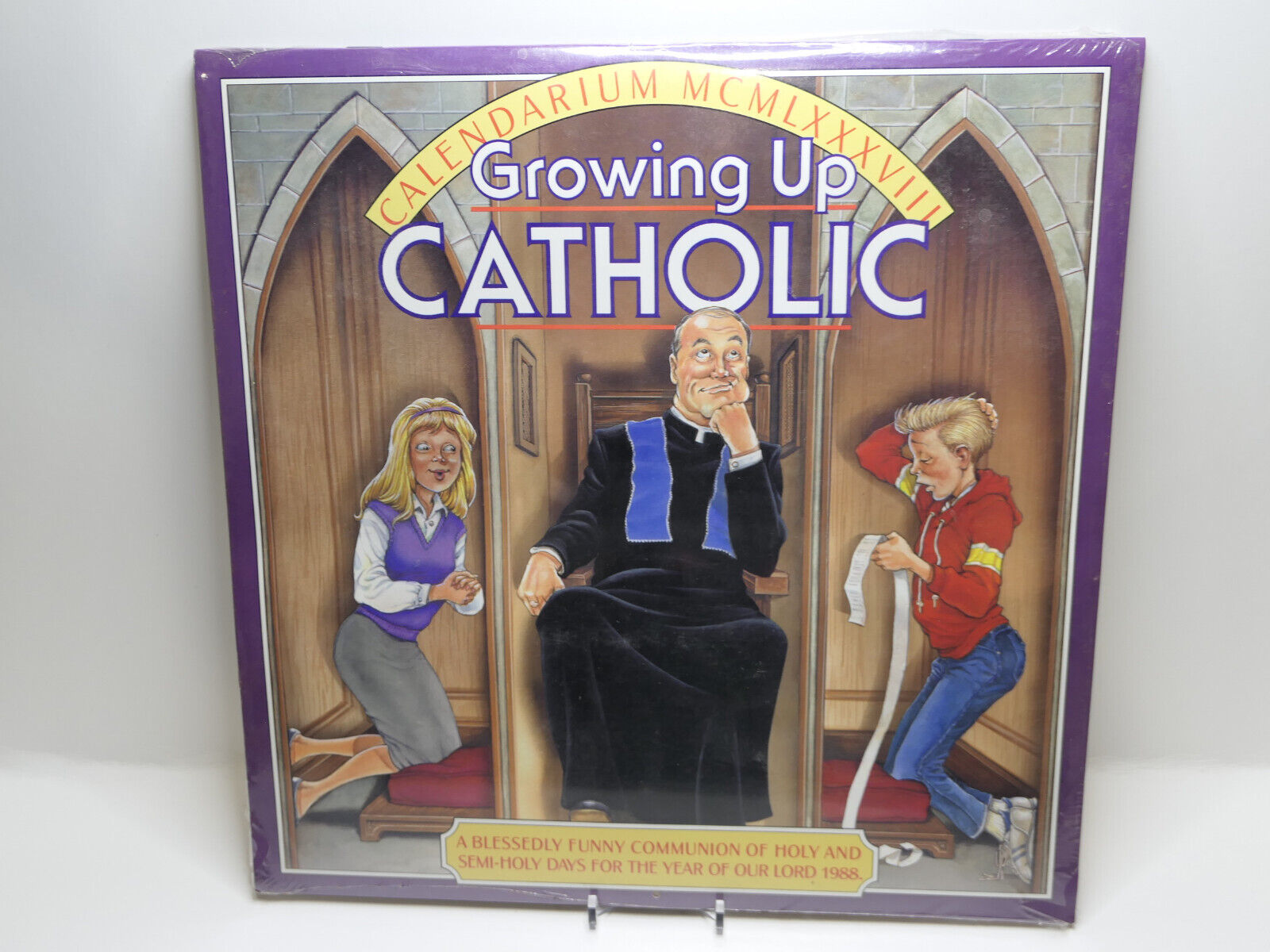 1988 GROWING UP CATHOLIC Calendar NEW/SEALED