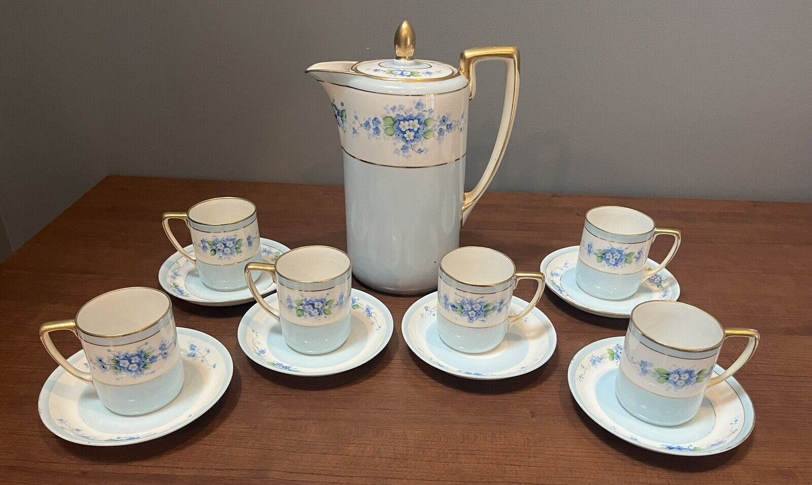 Noritake Porcelain Hand Painted Tea Set