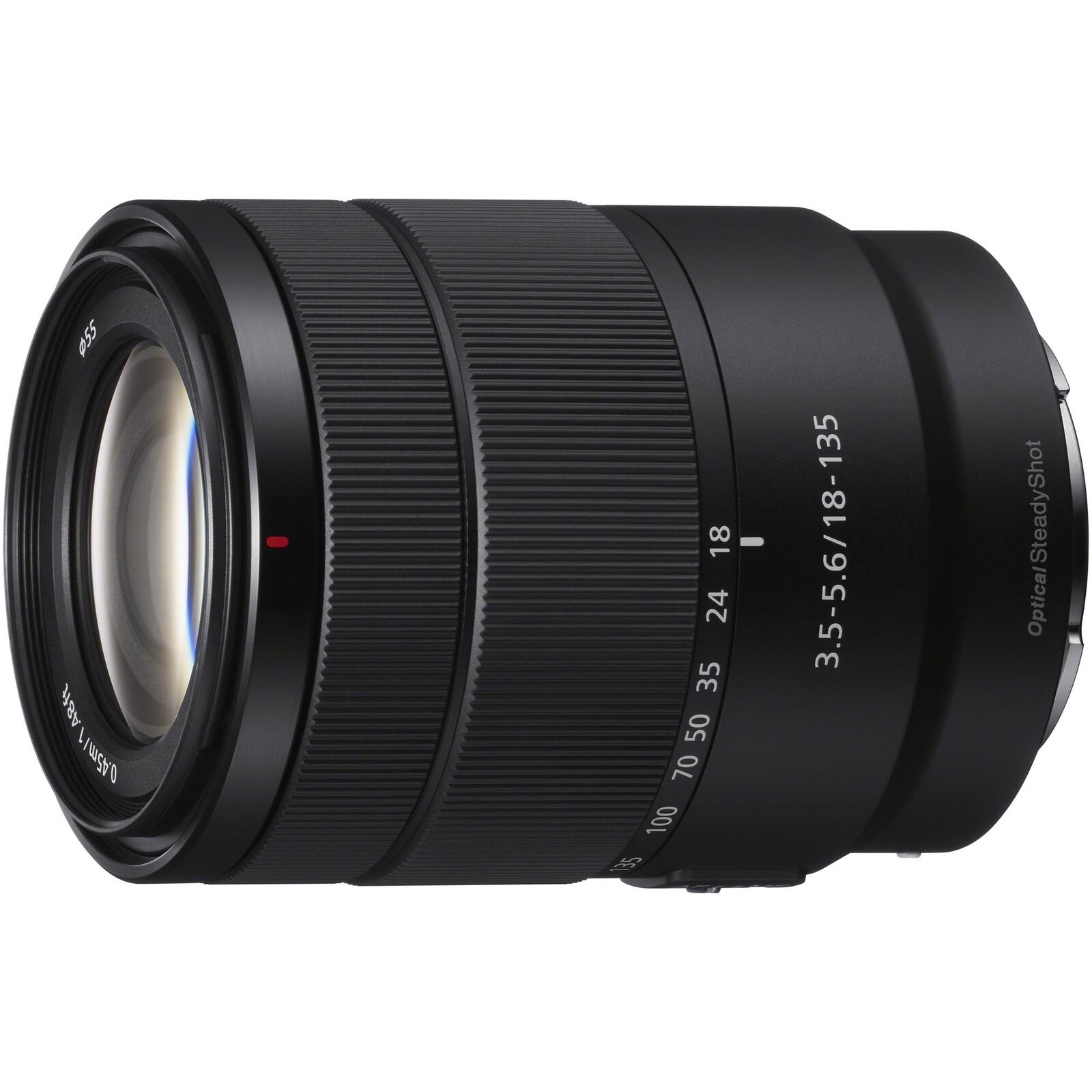 Sony High Magnification Zoom Lens Aps-C E 18-135Mm F3.5-5.6 Oss Lens SEL18135