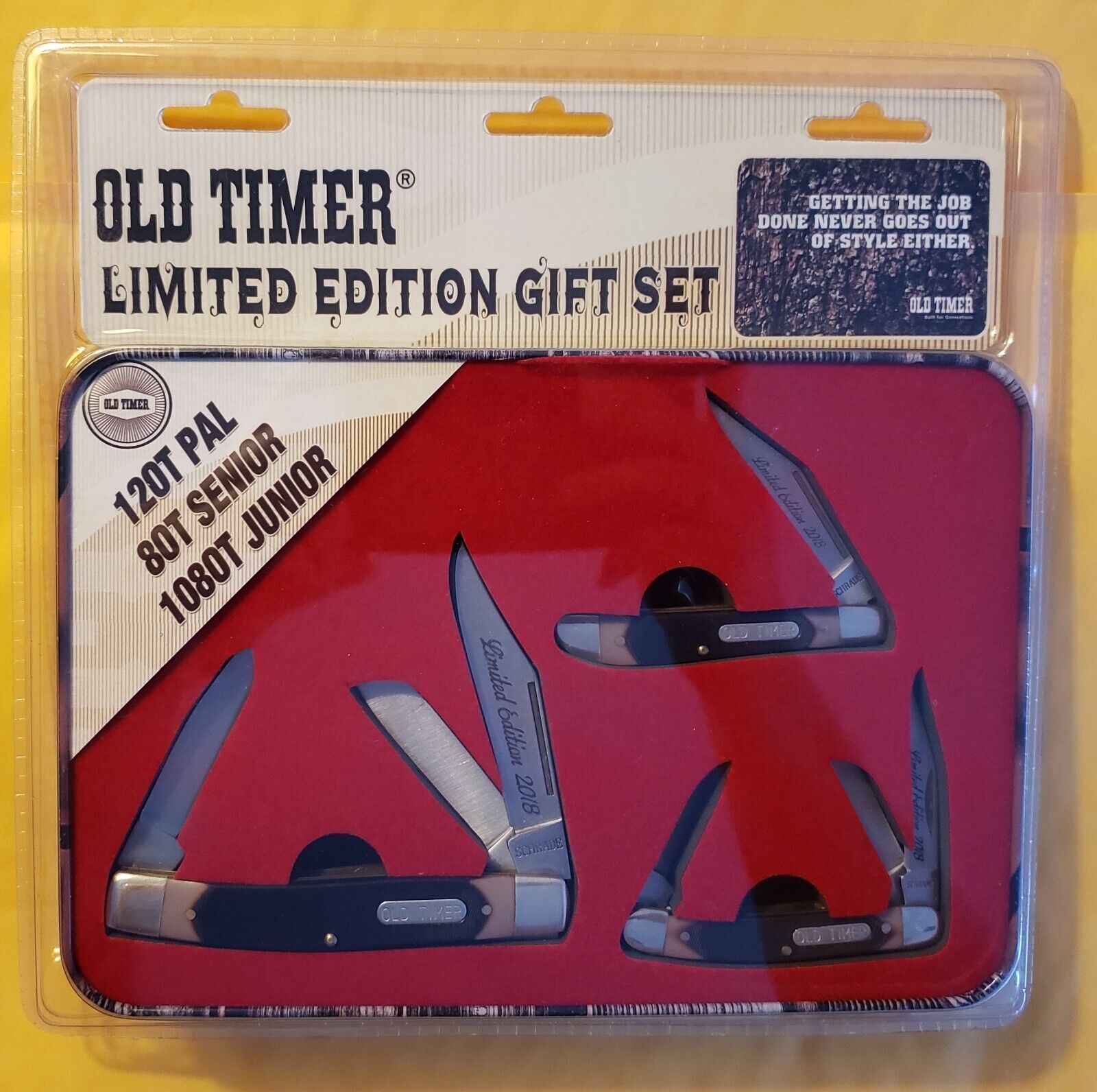 Old Timer 2018 Limited Edition 3pc Knife Gift Tin Set (1085947)