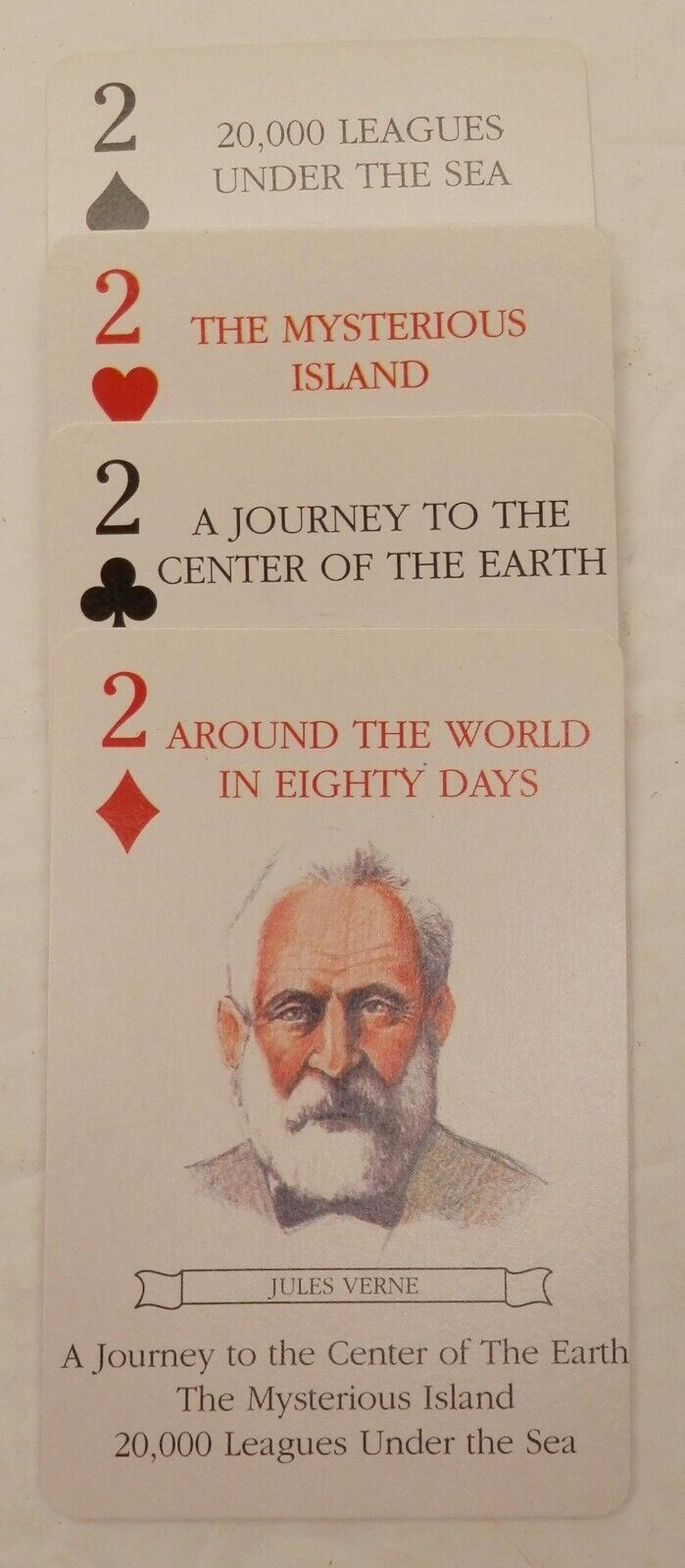 Jules Verne (Famous Author) Collectible Playing Cards