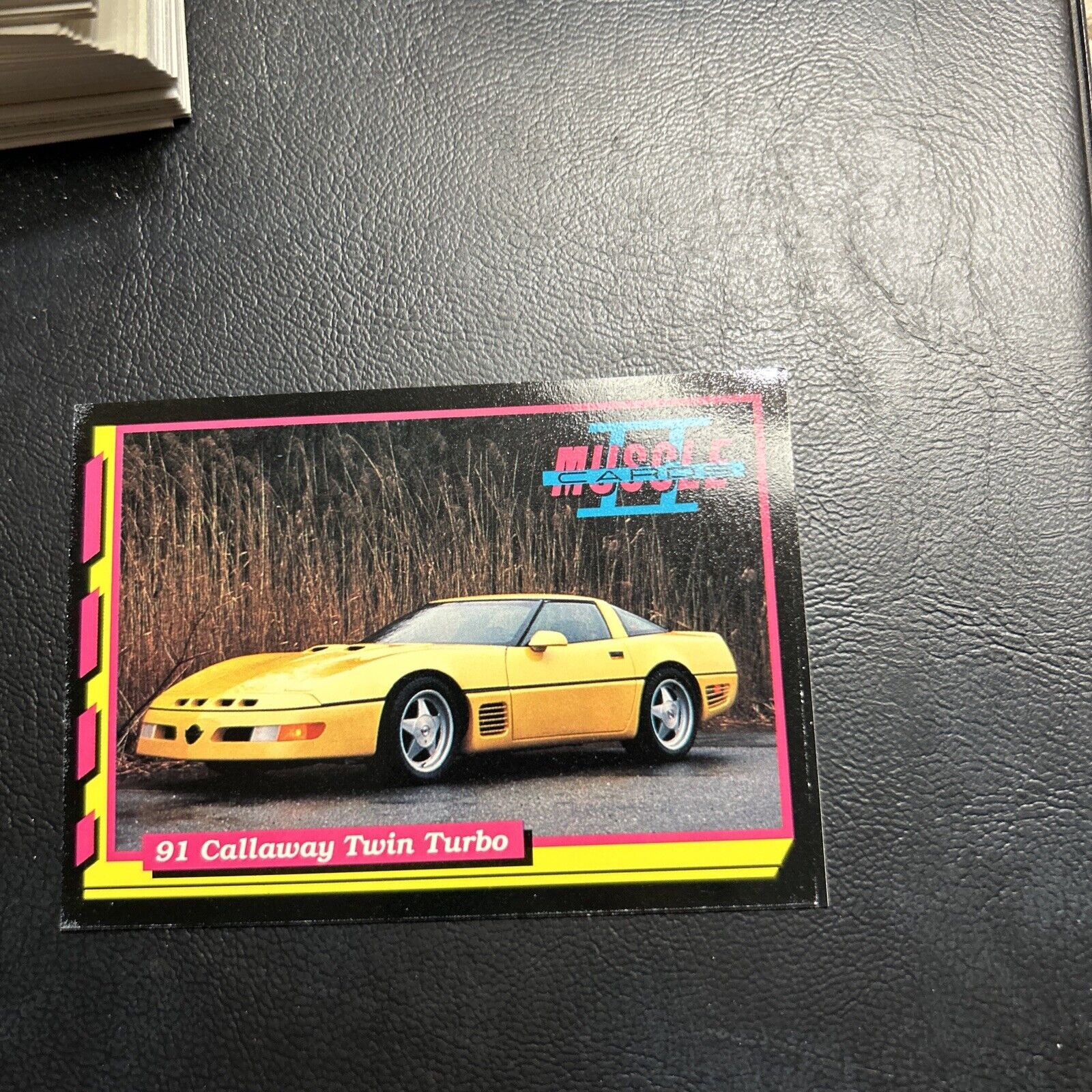 Jb29 Muscle Car Cards 2 II Promo 1992 #9 Callaway Twinturbo Corvette 1991 403