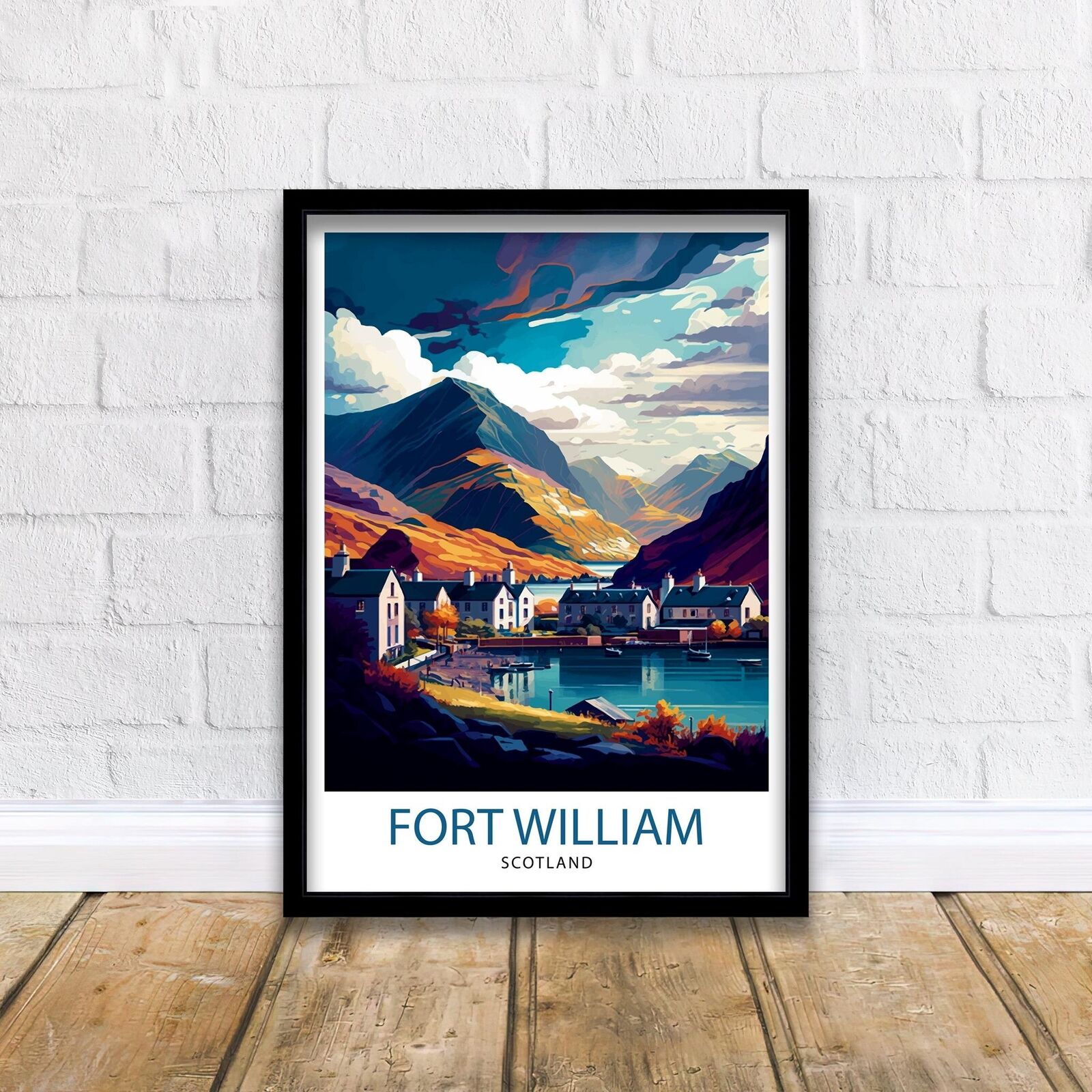 Fort William Scotland Travel Print
