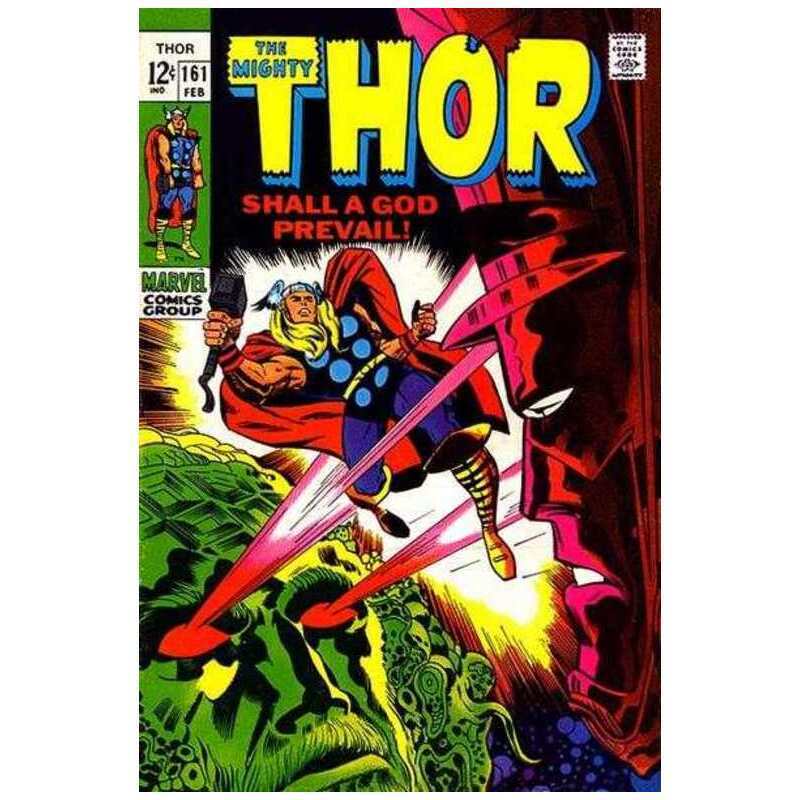 Thor (1966 series) #161 in Fine minus condition. Marvel comics [z\
