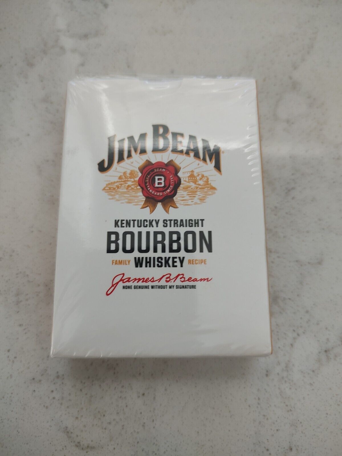 VINTAGE JIM BEAM KENTUCKY STRAIGHT BOURBON WHISKEY PLAYING CARDS FACTORY SEALED