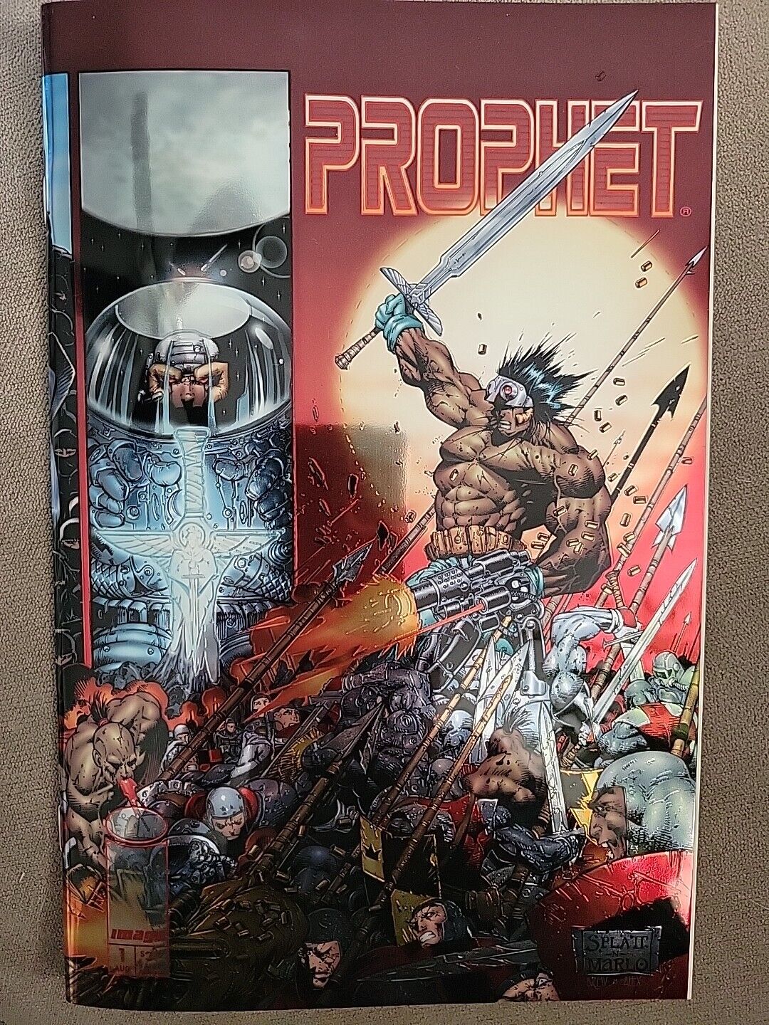 ❤️‍🔥 Image Comics Prophet #1 Vol 2 1995 Chromium Cover S.Platt NM+
