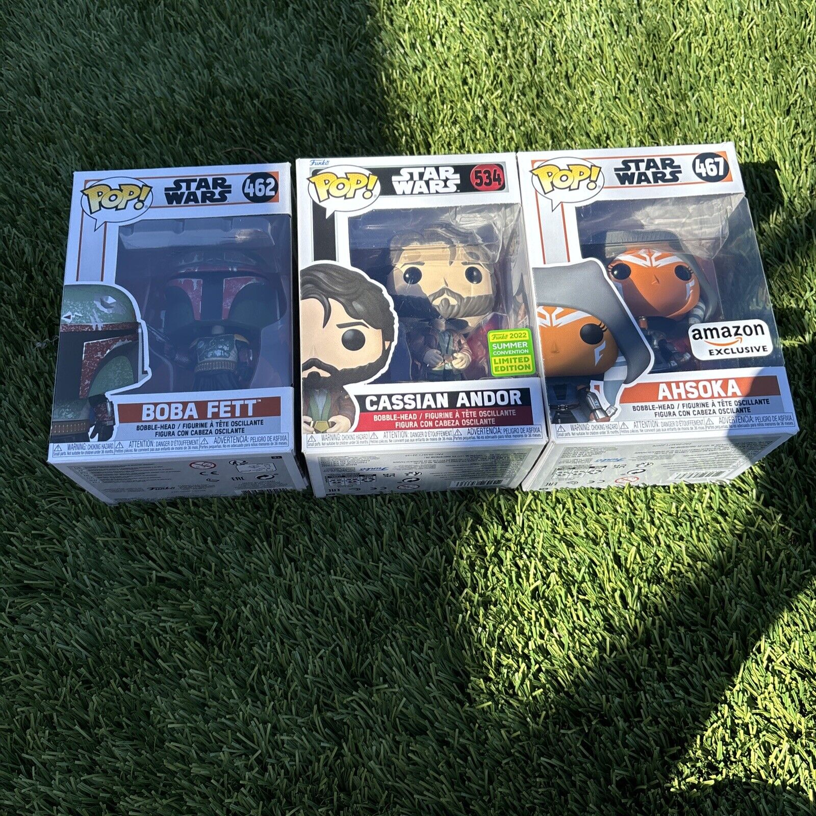 STAR WARS Funko Pop Lot (3) Brand New Exclusives / Limited