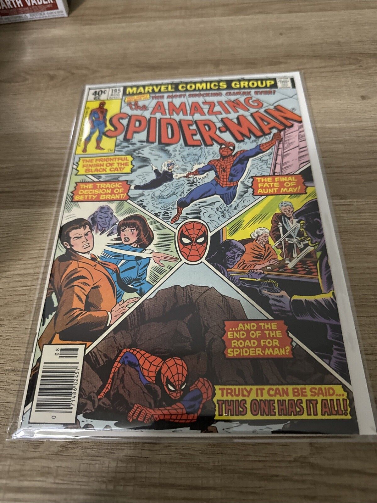 Amazing Spider-Man #195 NM- 2nd App. & Origin Black Cat 1979