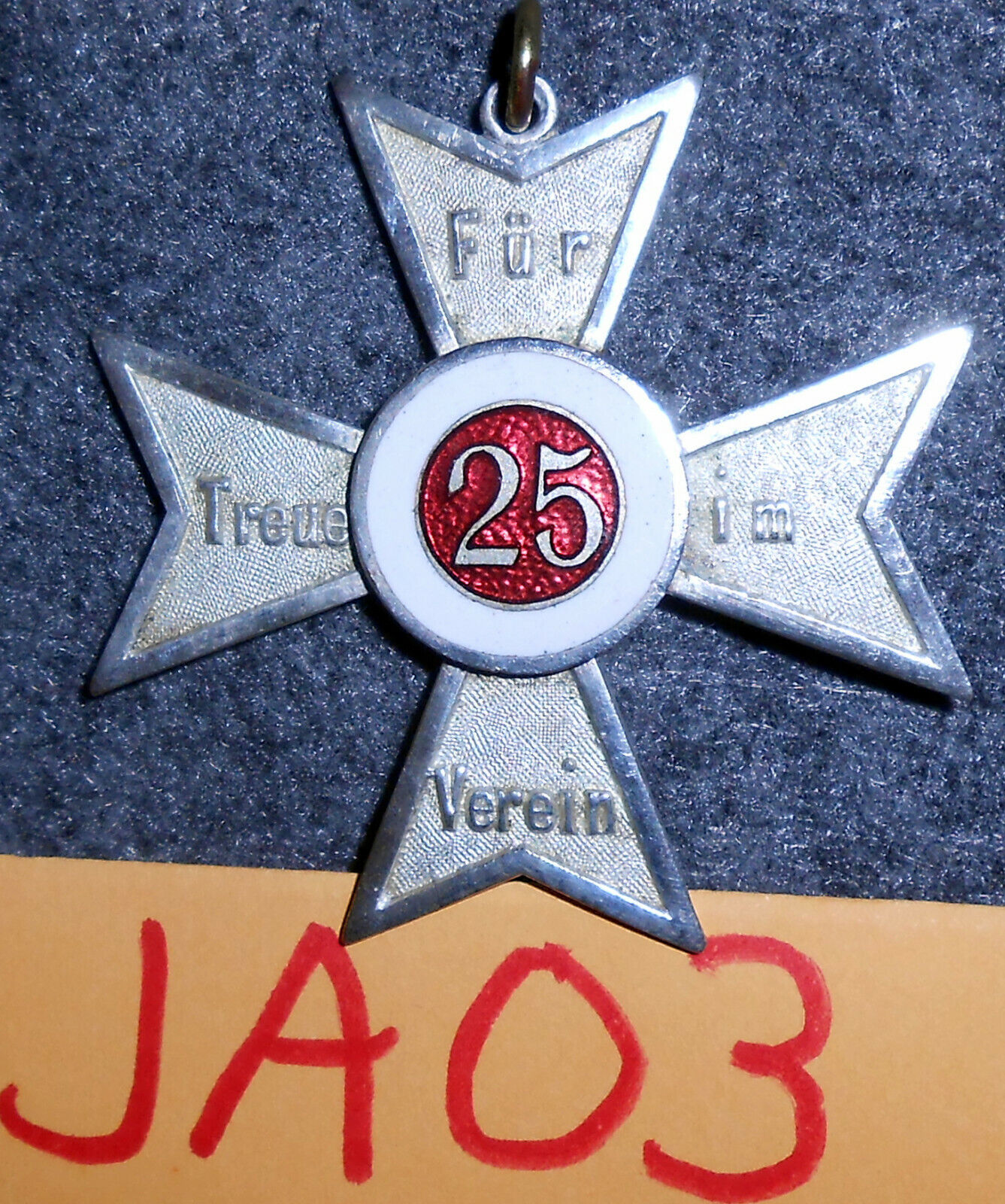 JA03 German pre WW11 Kriegerbund 25 year Service cross