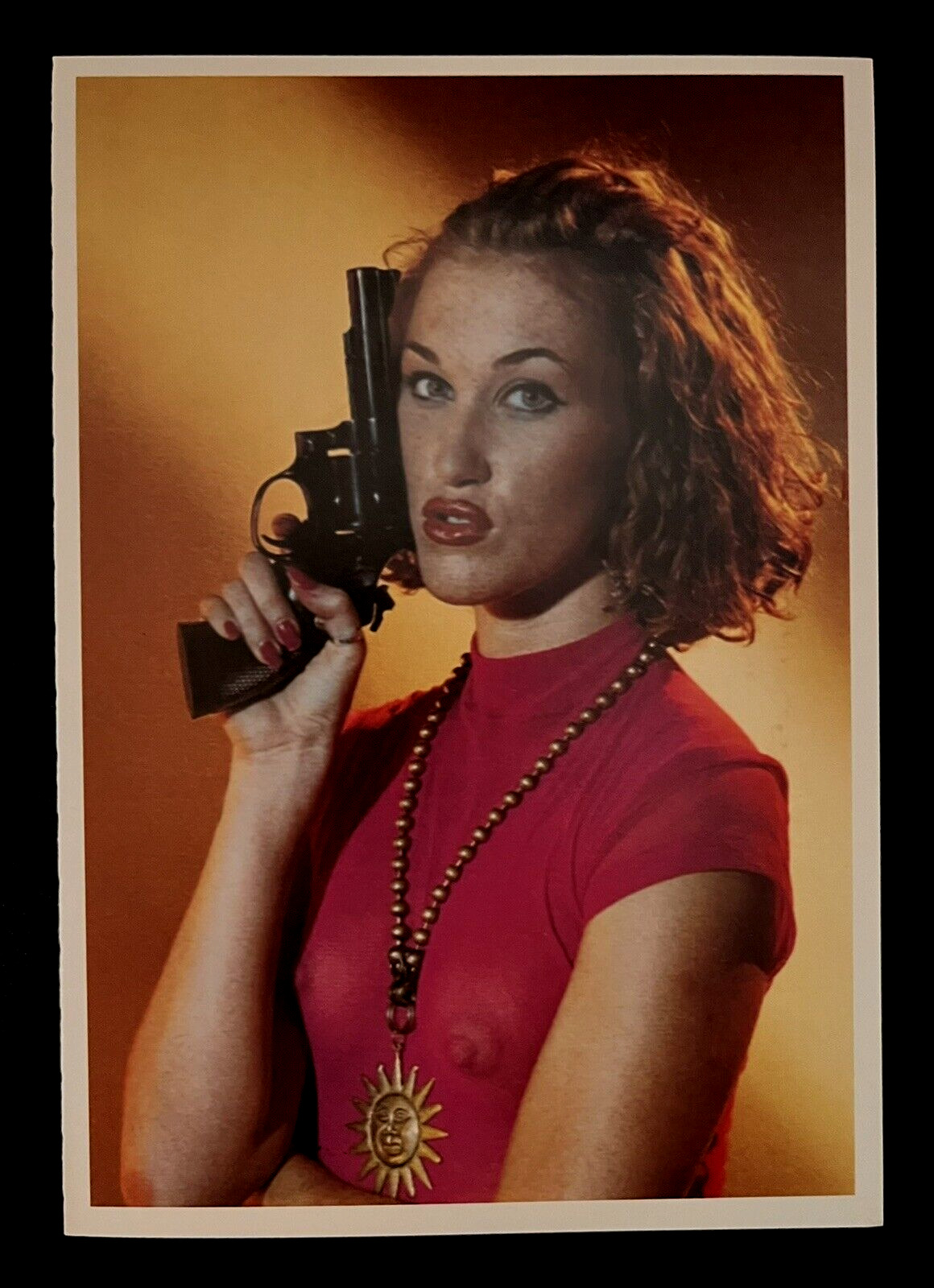 Taschen Postcard Richard Kern New York Girls See-Through Blouse Gun     A2