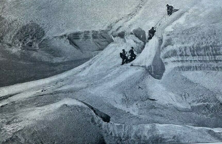 1904 Perils of Climbing High Peaks Mountain Climbing Matterhorn illustrated