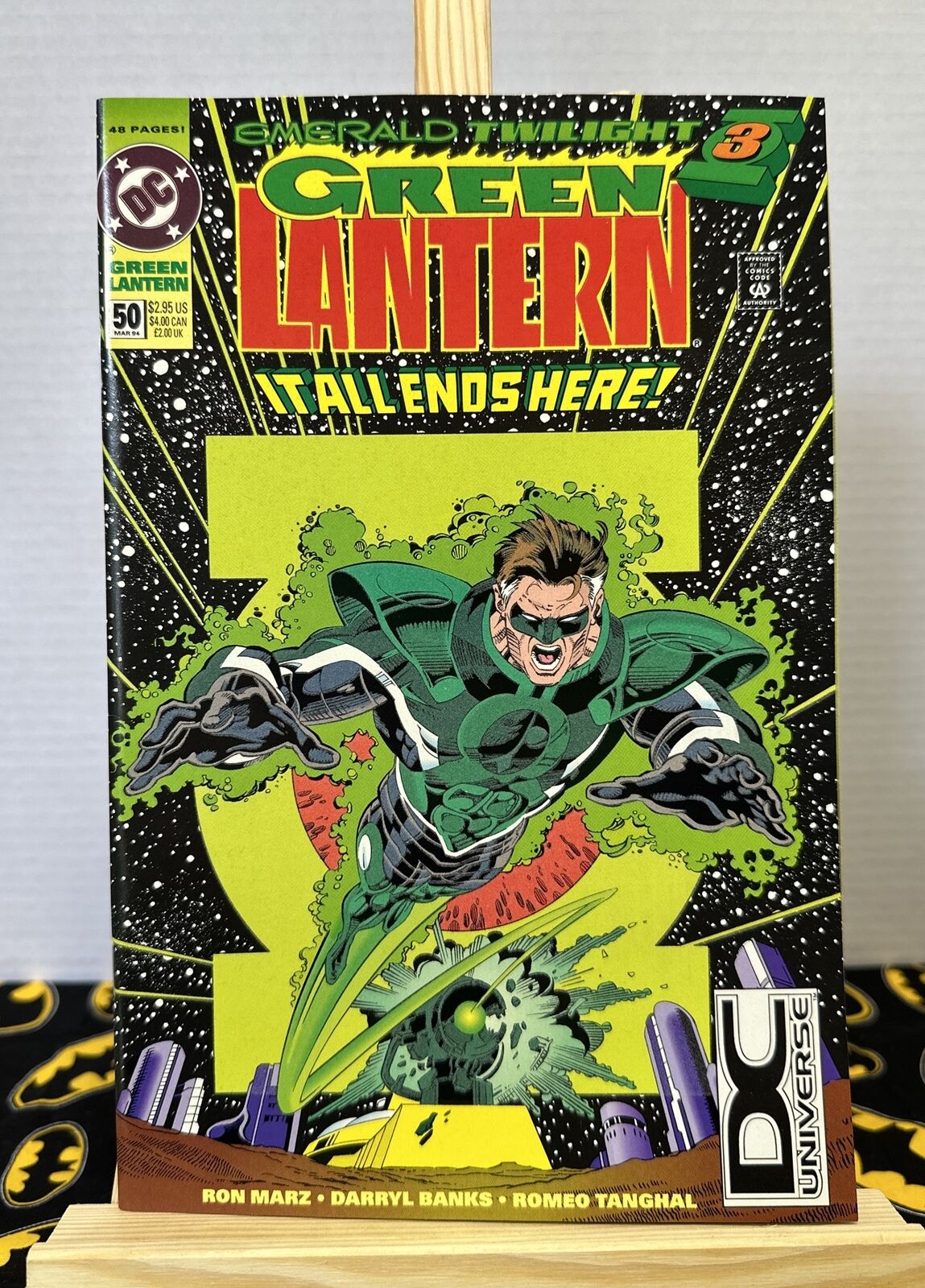 GREEN LANTERN #50 (1994) KYLE RAYNER GL DCU VARIANT - 9.2 NEAR MINT- (DC)