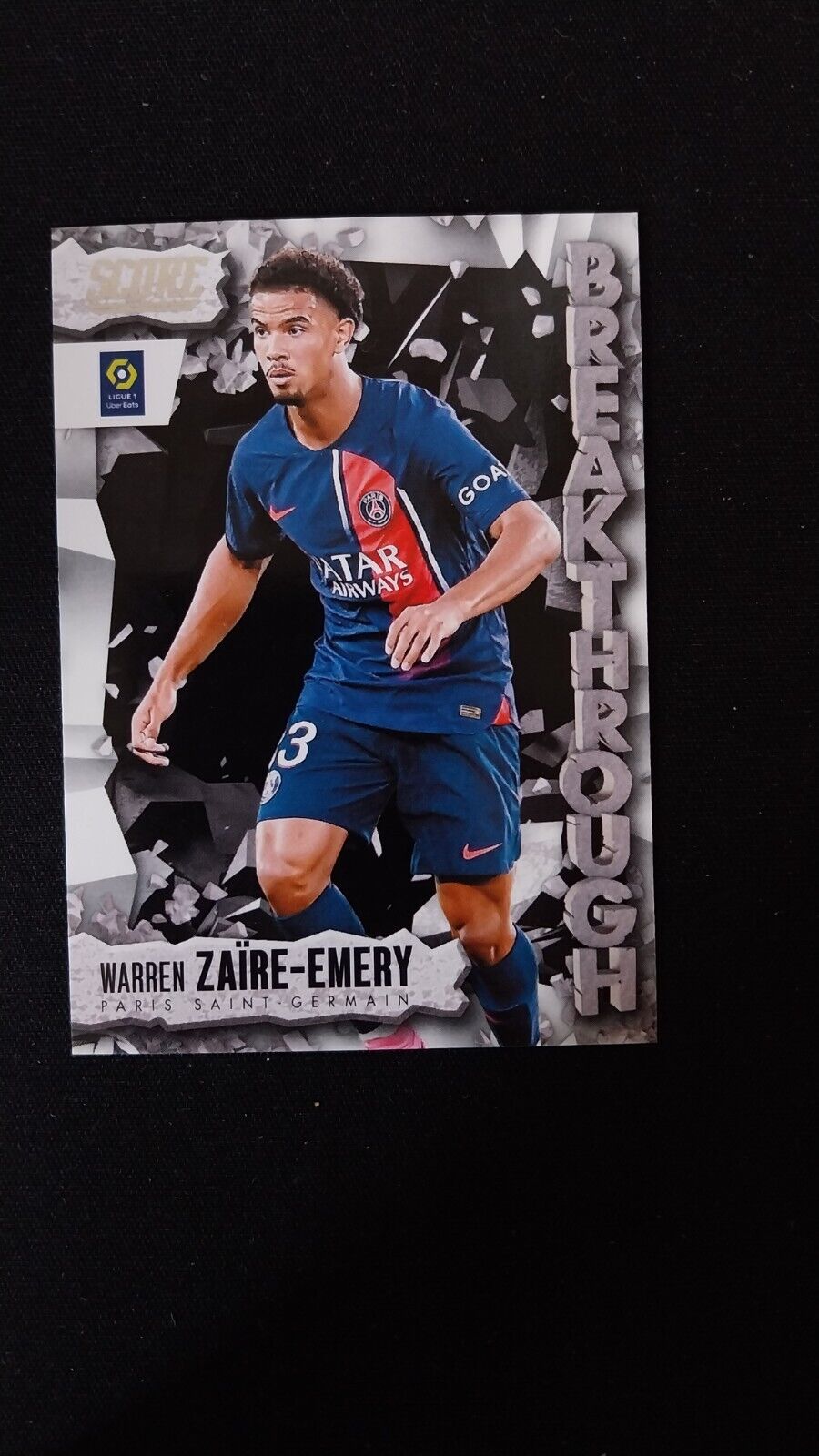 Warren Zaire-Emery (PSG) Panini Score Ligue 1 2023-2024 Breakthrough