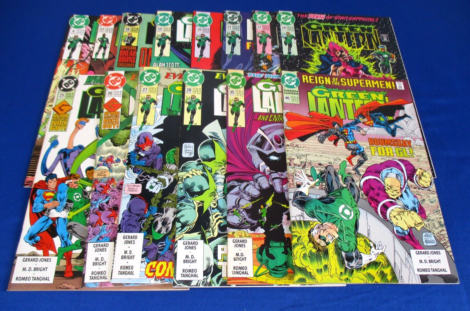 Green Lantern DC Comics 6 17 19 to 28 35 46 Key Issues Lot of 14 NM Condition