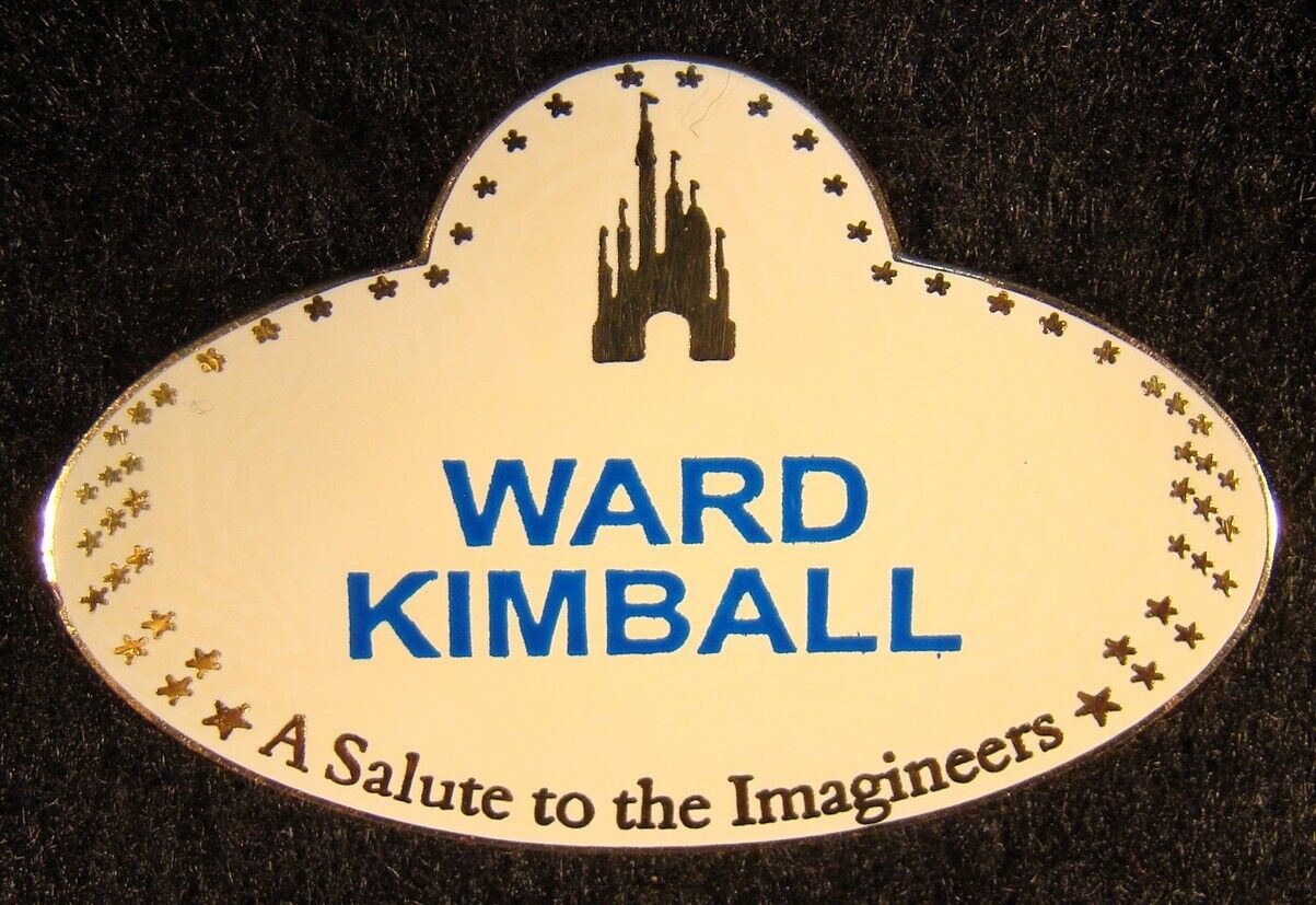 A SALUTE TO THE IMAGINEERS NAME TAG PIN WARD KIMBALL ARTIST PROOF ED 25 - RARE