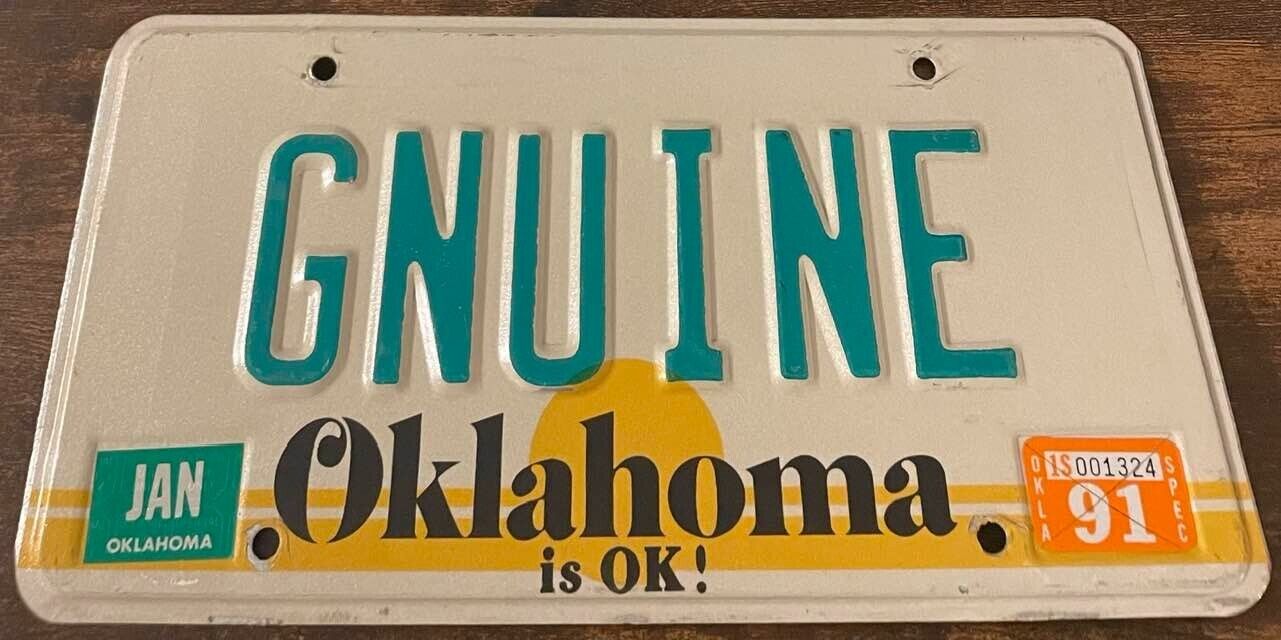 GNUINE Vanity License Plate Genuine Scooters RV Dealer Care Rehab Services