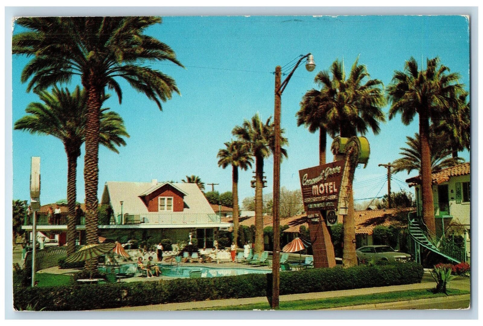 Phoenix Arizona AZ Postcard Panorama Of The Interior Section Scene 1973 Vintage
