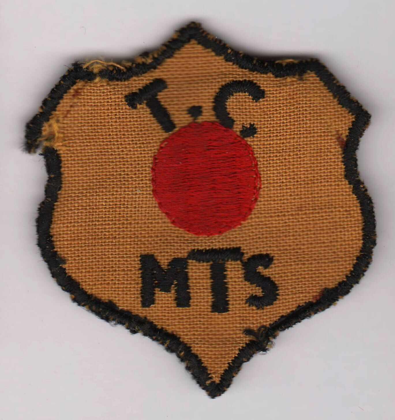WWII Original RED BALL EXPRESS Patch, ex- Cinq-Mars Collection