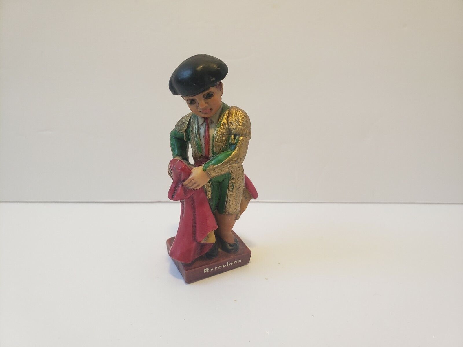 Barcelona Vintage Ceramic Matador Bullfighter Figure Collectible Figurine 3.75\