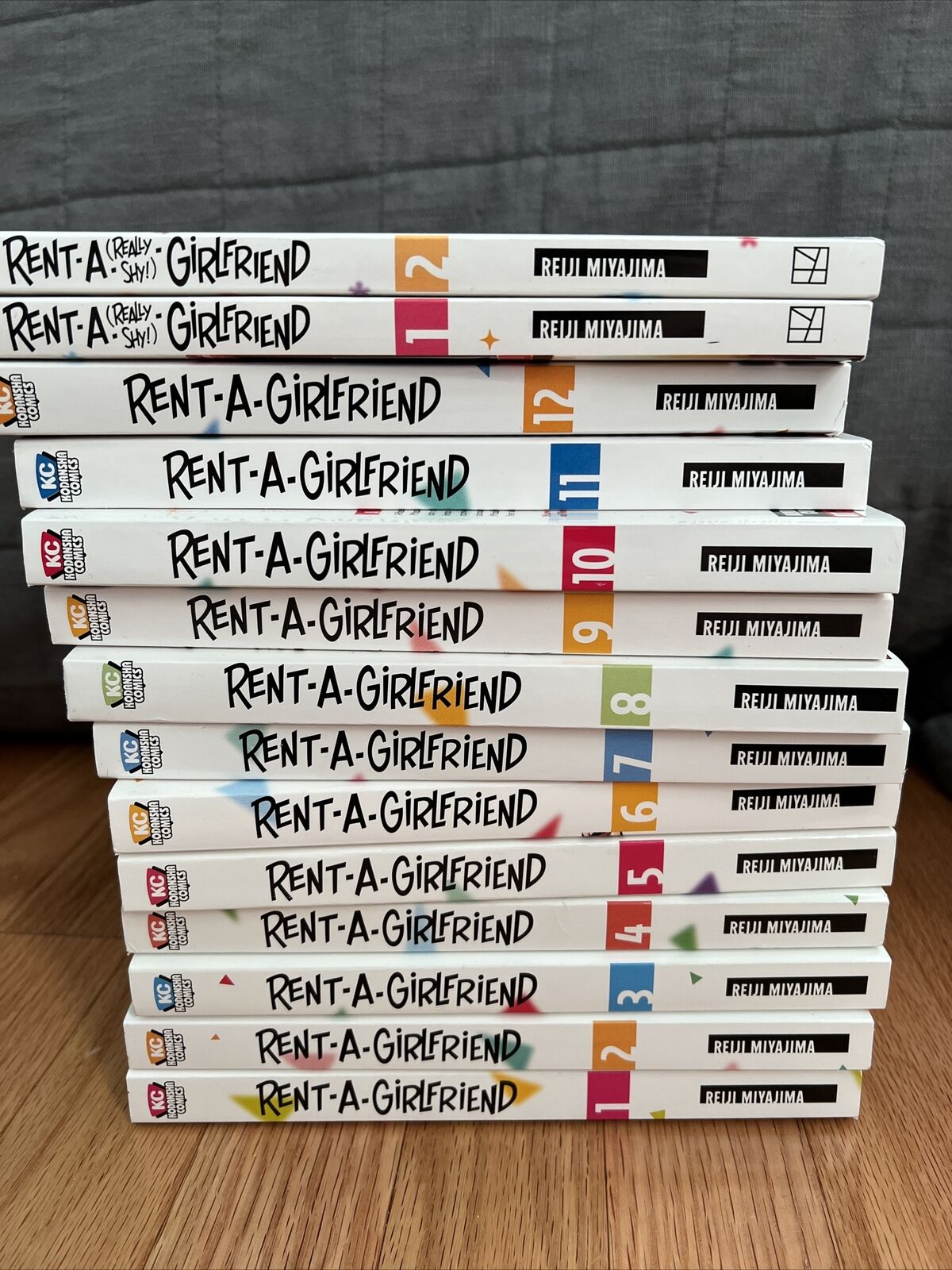 Rent-A-Girlfriend 1-12 + Rent-A-(Really Shy) Girlfriend 1,2 English Manga