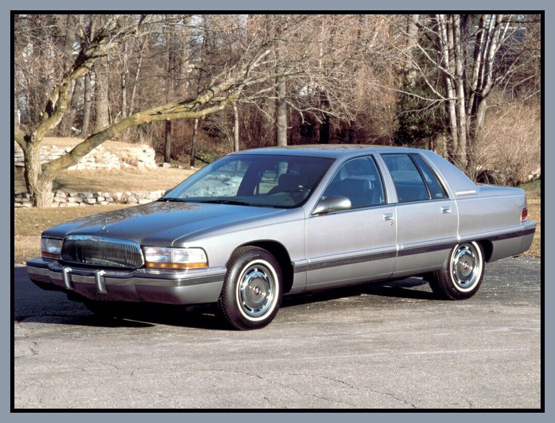 1995 Buick Roadmaster, SILVER, Refrigerator Magnet, 42 MIL Thickness