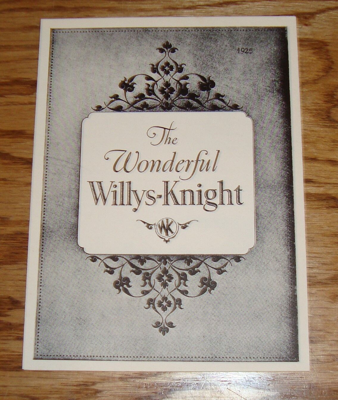 1925 Willys-Knight Foldout Sales Brochure 25 Sedan Touring Coupe