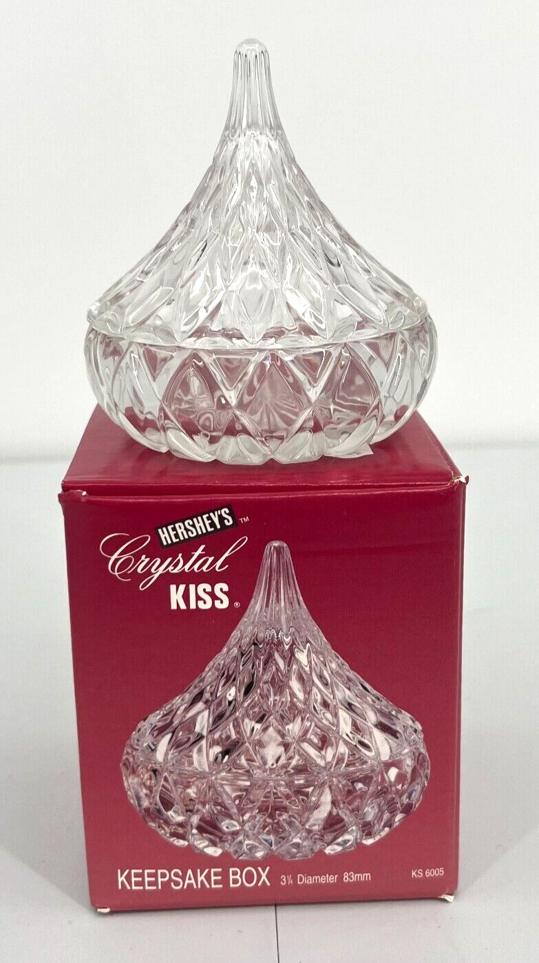 JONAL 1996 HERSHEY\'S CRYSTAL KISS KEEPSAKE BOX  NEW IN BOX