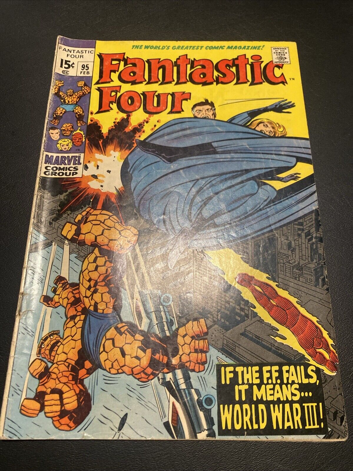 Fantastic Four 95 Marvel Comics 1970 1st Appearance The Monocle