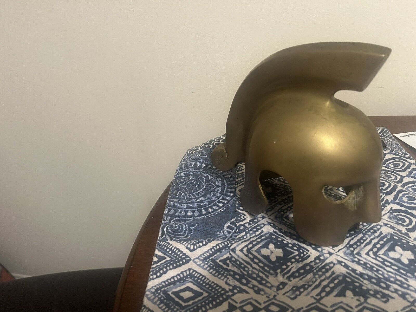 Vintage roman gladiator helmet Brass