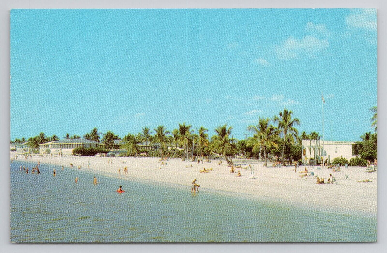 Postcard Fort Myers Beach Florida On The Gulf Of Mexico