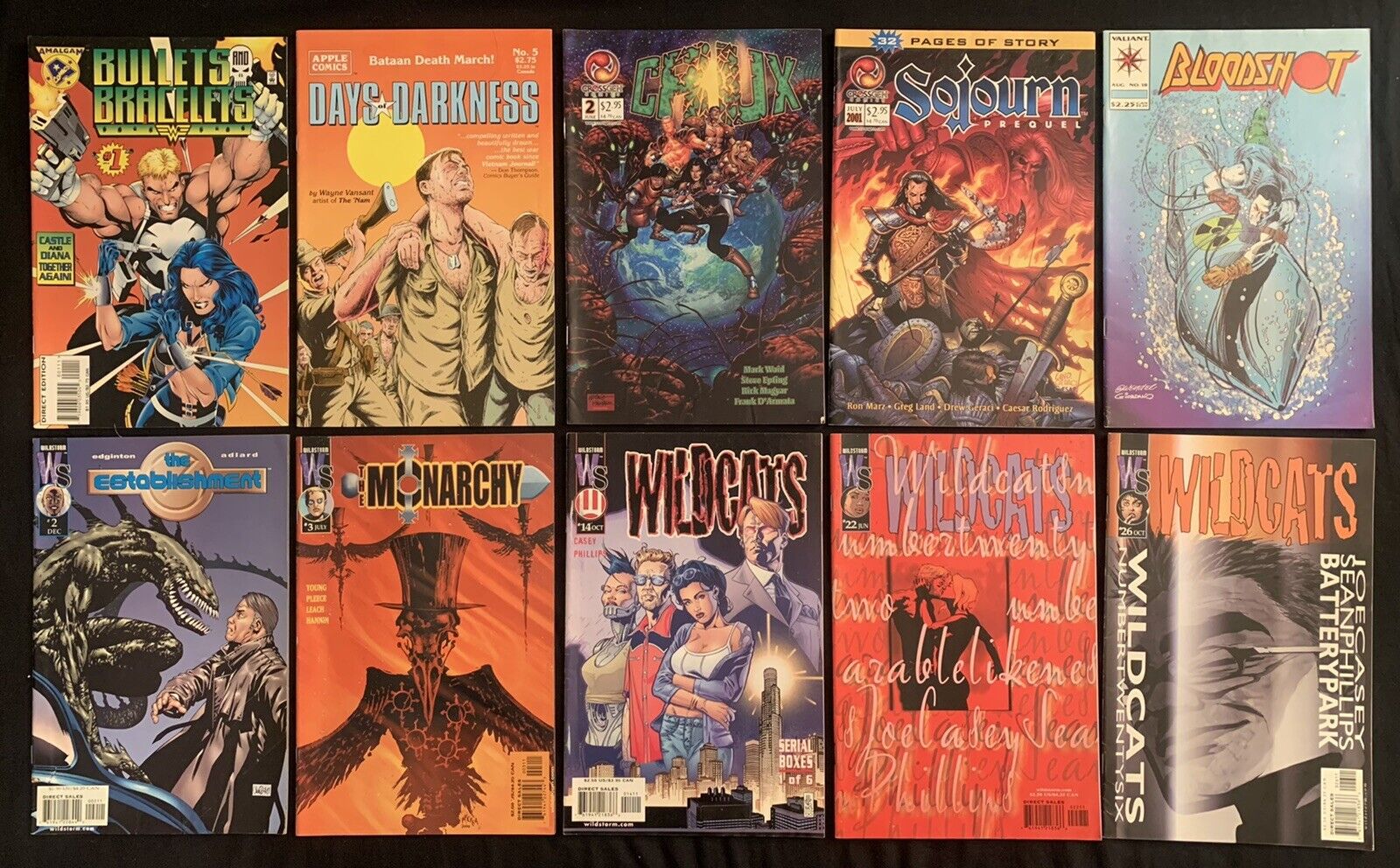 Comics Lot: WILDCATS #14,22,26, Sojourn Prequel #1, Days of Darkness #5 & More