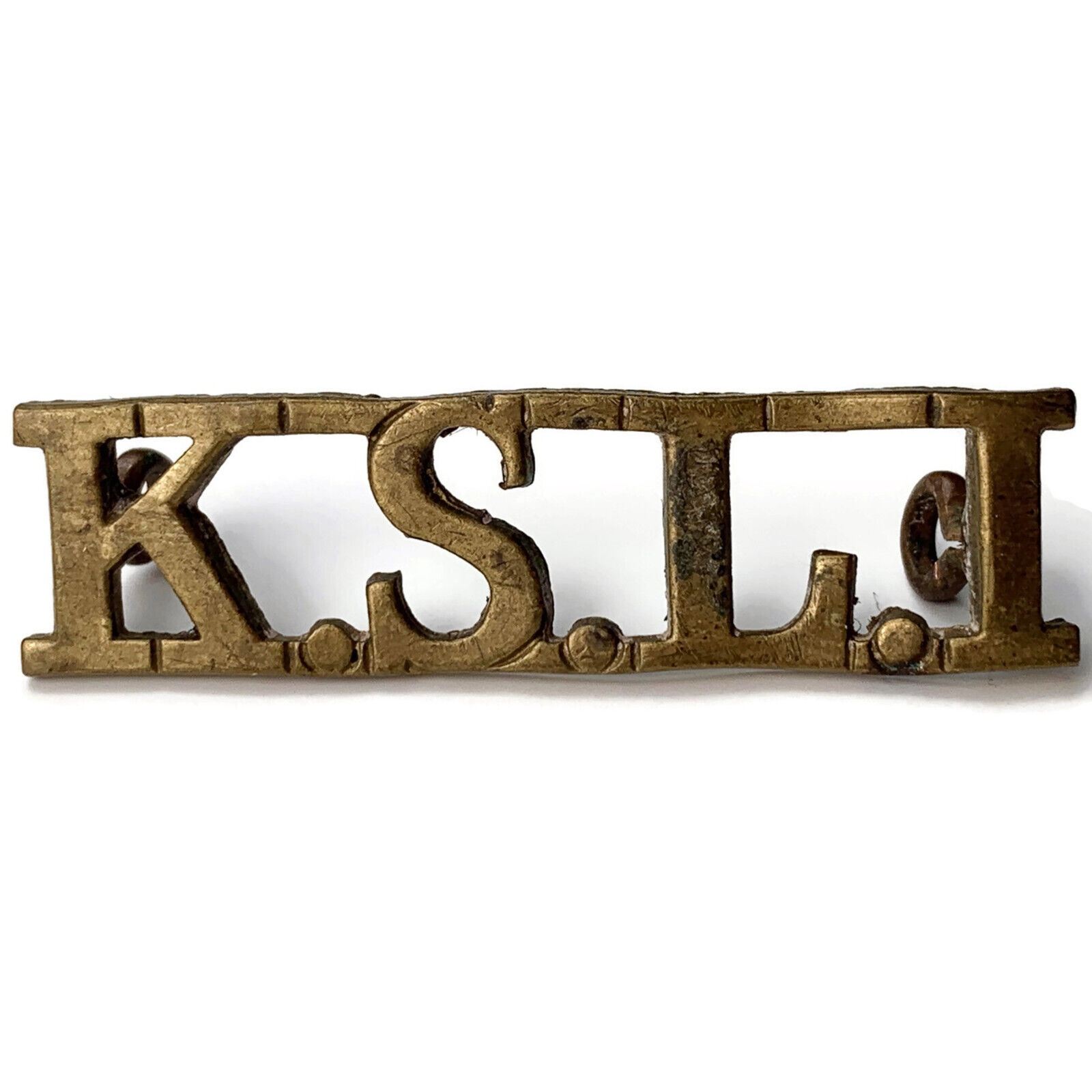 Original Kings Shropshire Light Infantry Regiment KSLI Shoulder Title Badge