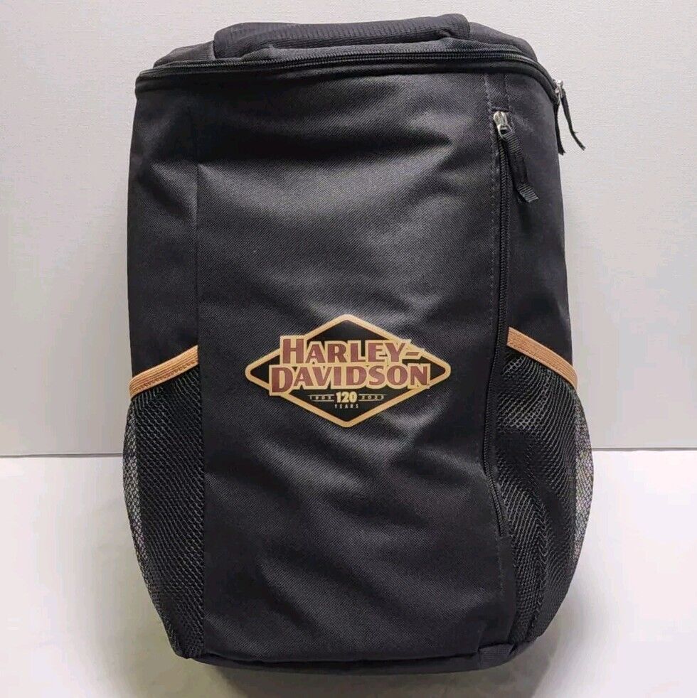 Authentic Harley Davidson Travel Cooler Backpack 120th Year Anniversary Edition