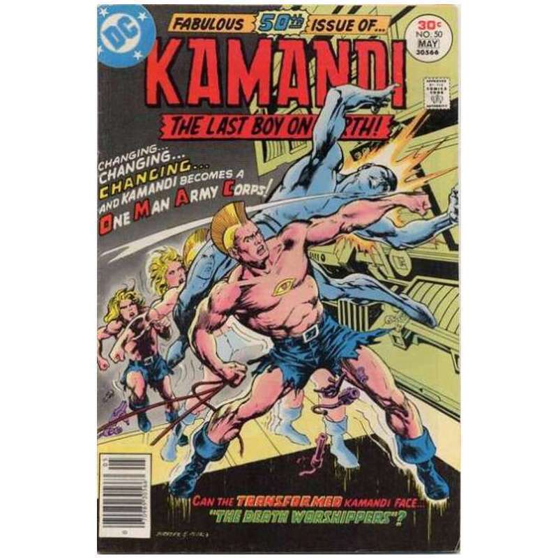 Kamandi: The Last Boy on Earth #50 in Fine condition. DC comics [p%
