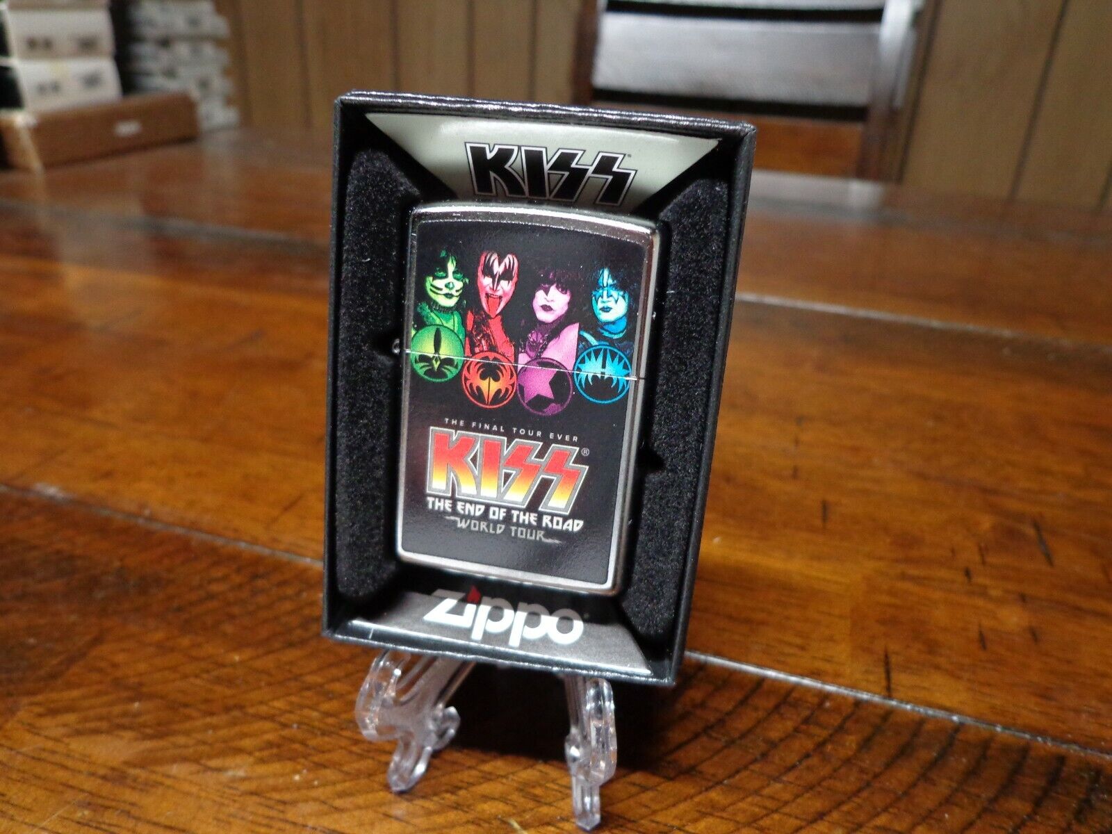 KISS END OF THE ROAD THE FINAL TOUR EVER ZIPPO LIGHTER MINT IN BOX
