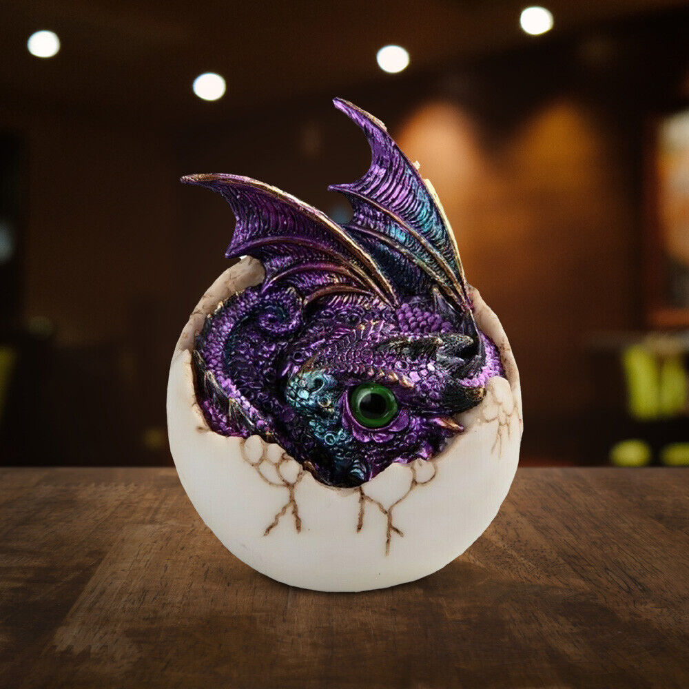 Dragon Baby in Egg Statue 4\
